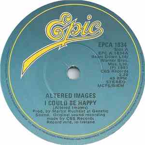 Altered Images - I Could Be Happy download free
