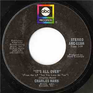 Charles Mann - It's All Over download free