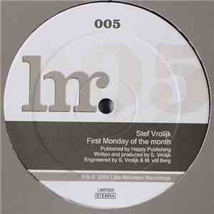 Stef Vrolijk - First Monday Of The Month / Little Julia download mp3 flac
